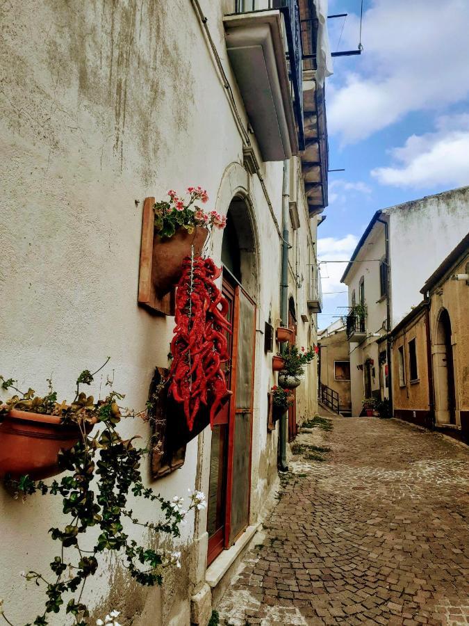 Le Origini Casa In Borgo Tipico Lucano Trivigno Bagian luar foto